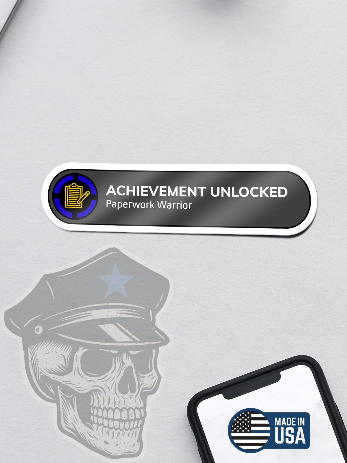 Achievement Award (Paperwork Warrior) Sticker